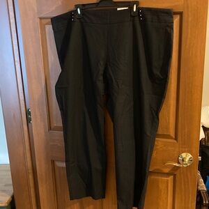 JM Collection Black Men’s Dress Pants — Straight-Leg